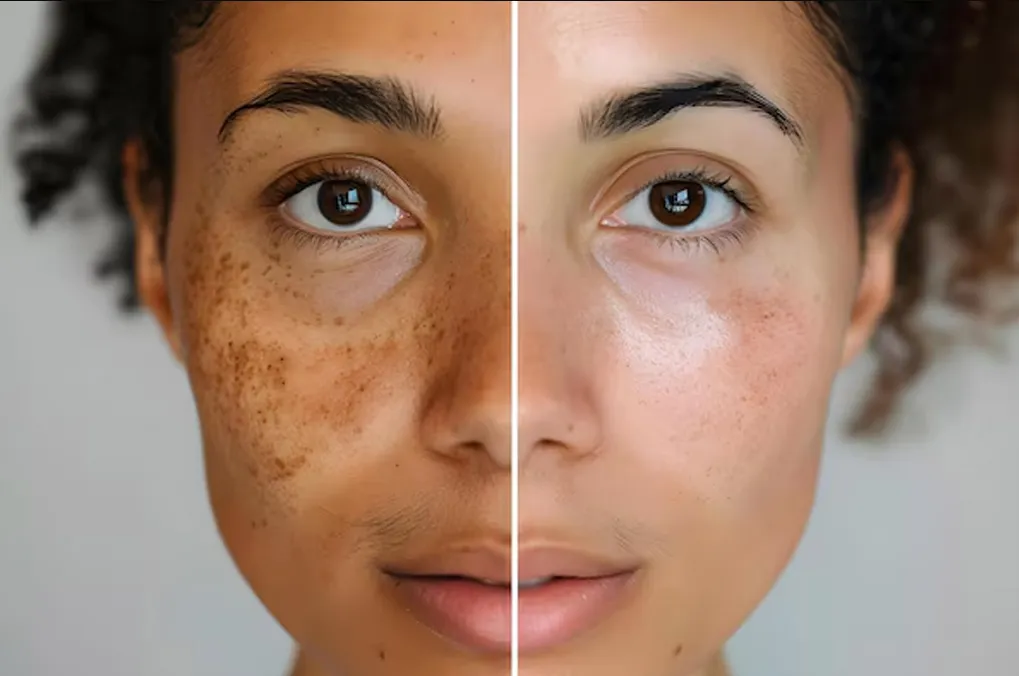 Clear, even-toned skin after hyperpigmentation and melasma treatment